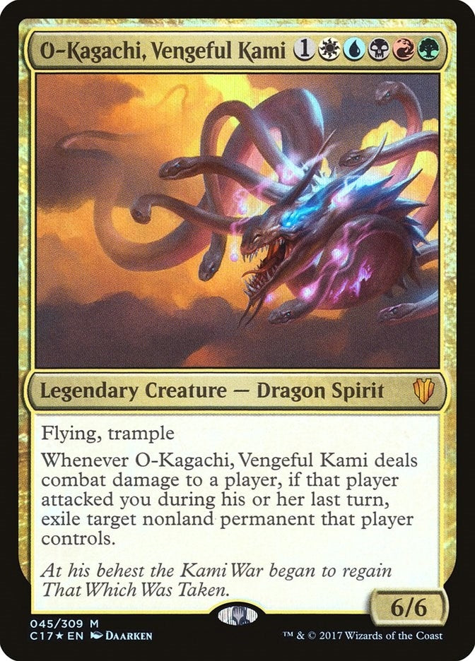 Image for O-Kagachi, Vengeful Kami (45) [Commander 2017] - Magic: The Gathering
