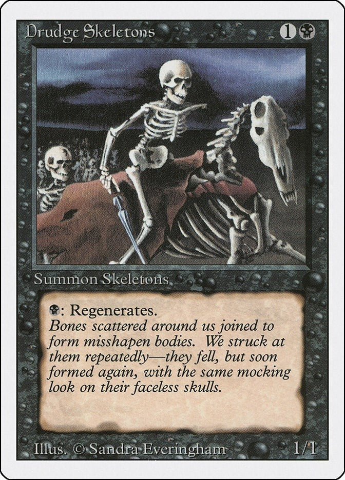 Image for Drudge Skeletons [Revised Edition] - Magic: The Gathering