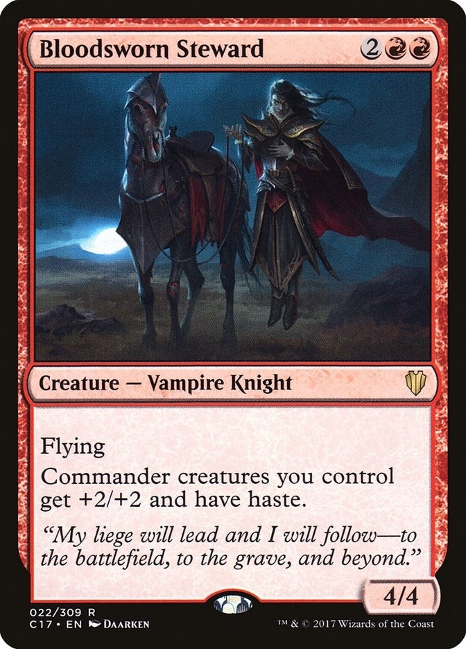 Image for Bloodsworn Steward (22) [Commander 2017] - Magic: The Gathering