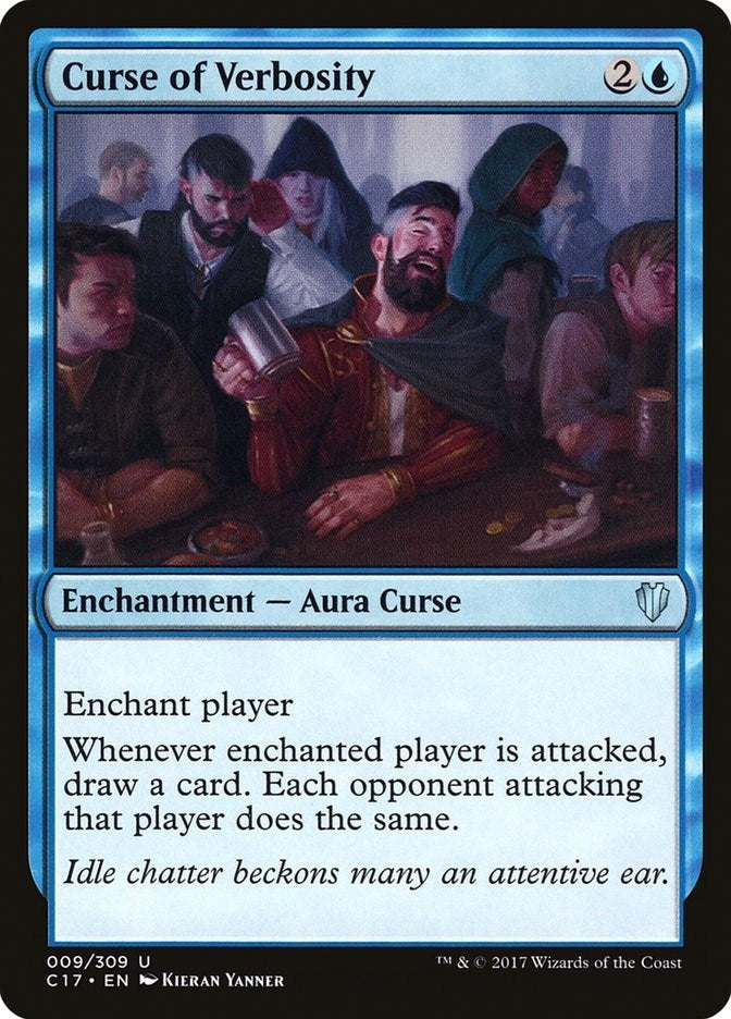 Image for Curse of Verbosity (9) [Commander 2017] - Magic: The Gathering