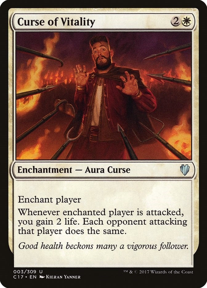 Image for Curse of Vitality (3) [Commander 2017] - Magic: The Gathering
