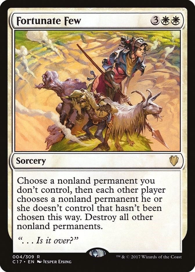 Image for Fortunate Few (4) [Commander 2017] - Magic: The Gathering