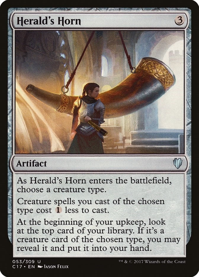 Image for Herald's Horn (53) [Commander 2017] - Magic: The Gathering