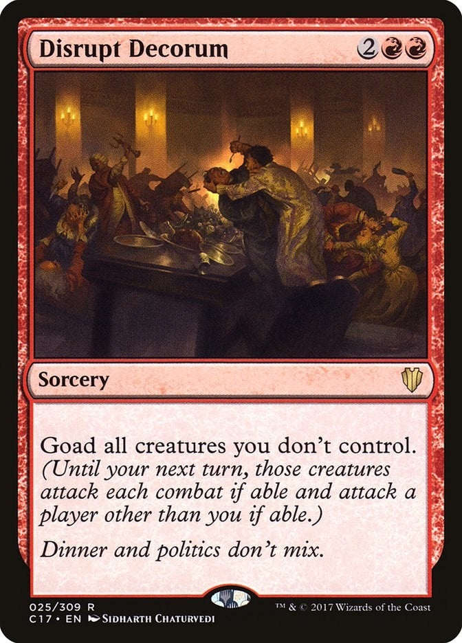 Image for Disrupt Decorum (25) [Commander 2017] - Magic: The Gathering