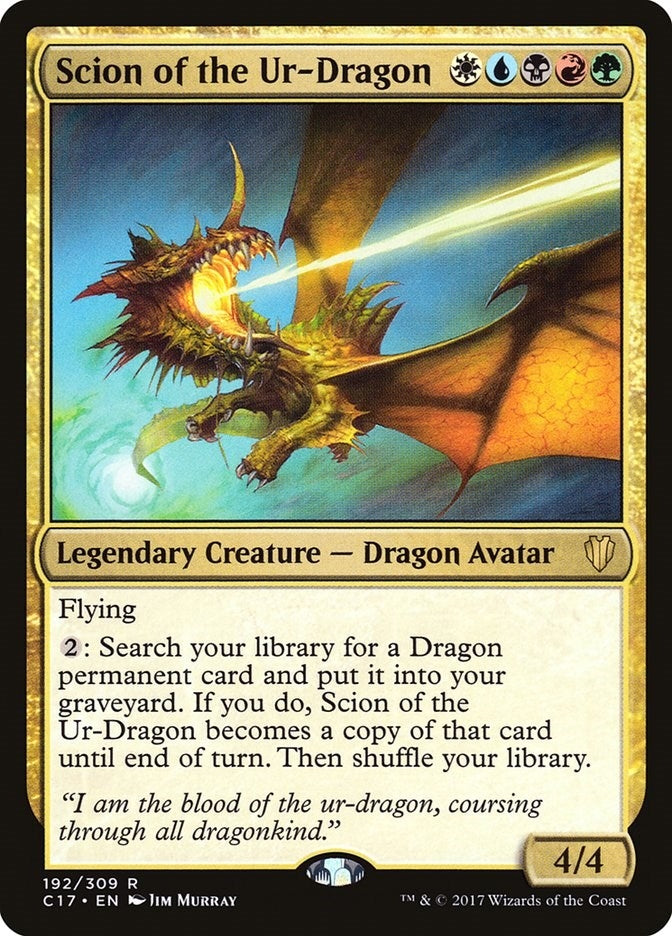 Image for Scion of the Ur-Dragon (192) [Commander 2017] - Magic: The Gathering