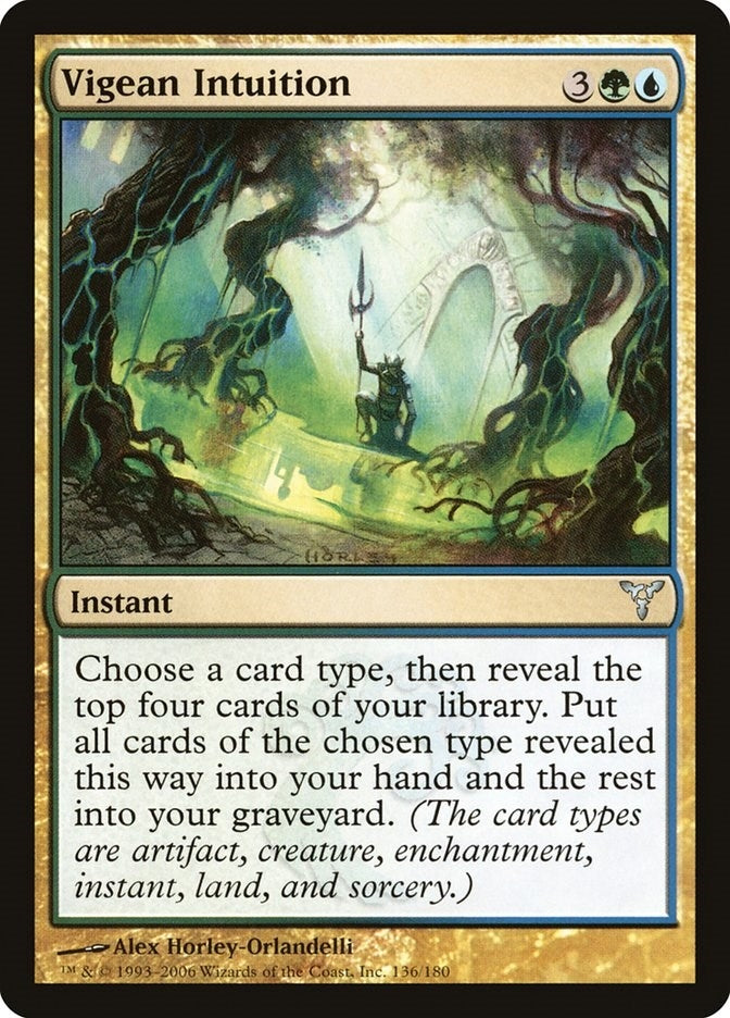 Image for Vigean Intuition (136) [Dissension] - Magic: The Gathering