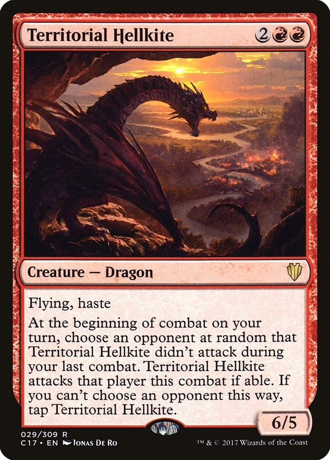 Image for Territorial Hellkite (29) [Commander 2017] - Magic: The Gathering