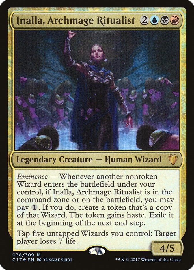 Image for Inalla, Archmage Ritualist (38) [Commander 2017] - Magic: The Gathering