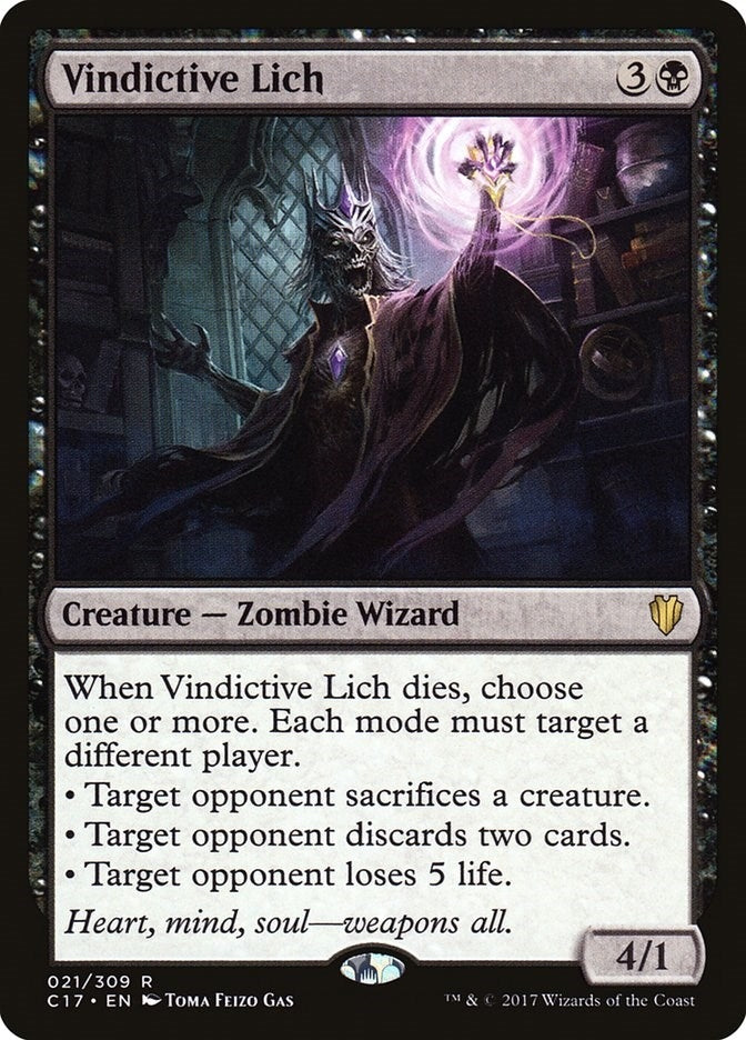 Image for Vindictive Lich (21) [Commander 2017] - Magic: The Gathering