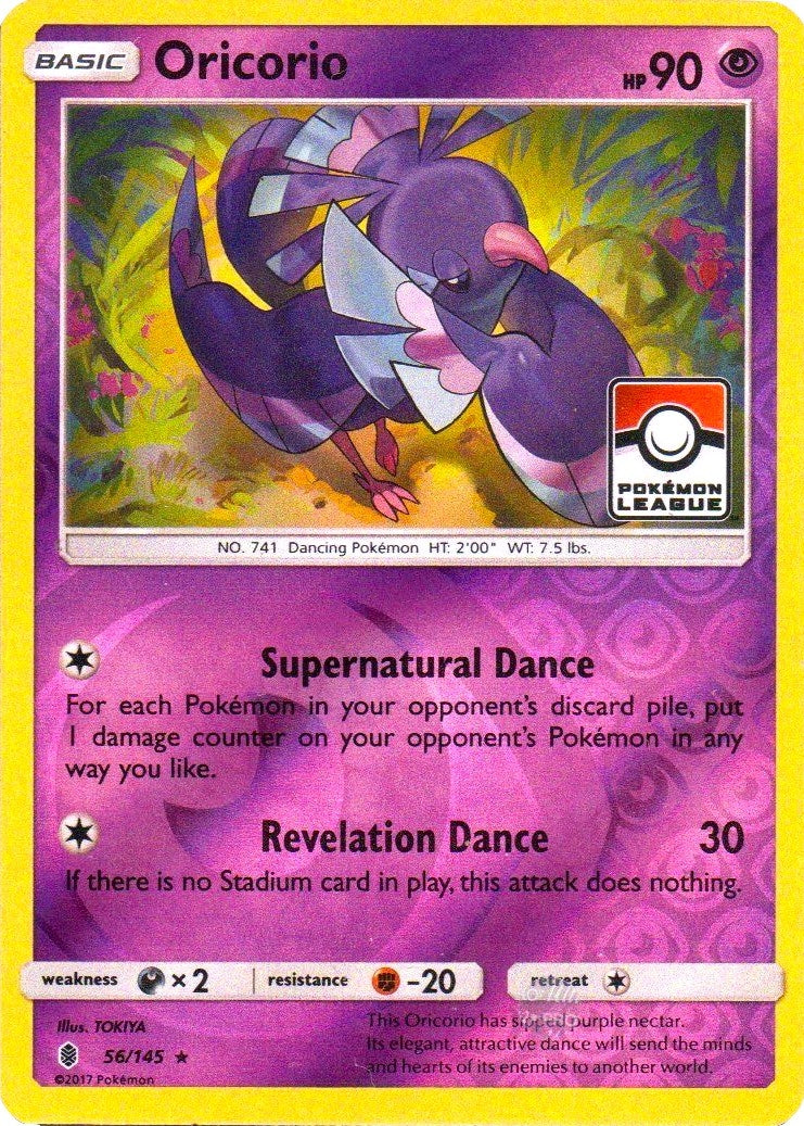 Image for Oricorio - 56/145 (Pokemon League) (056/145) [League & Championship Cards] - Pokemon