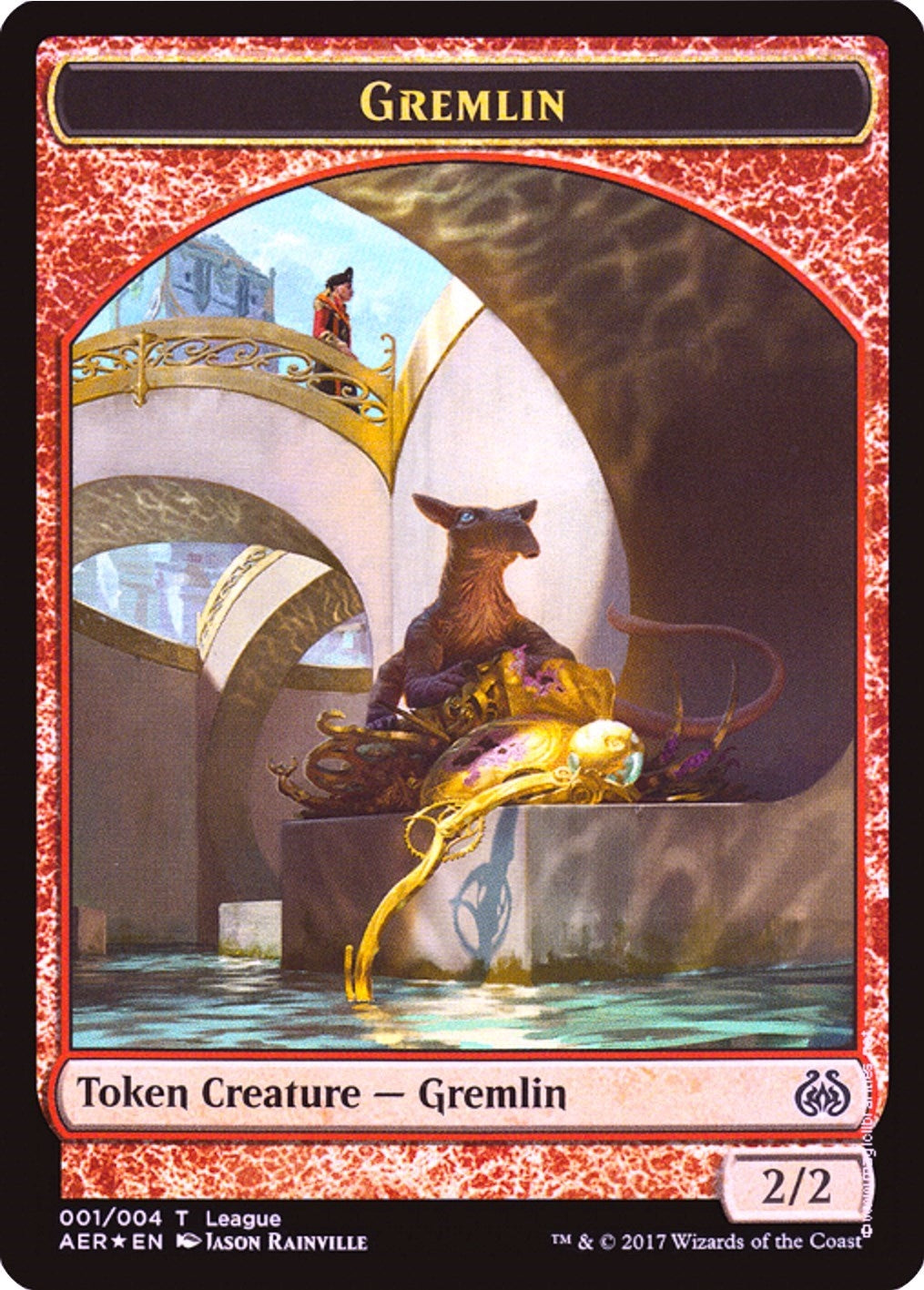 Image for Gremlin // Energy Reserve Double-sided Token [League Promos] - Magic: The Gathering