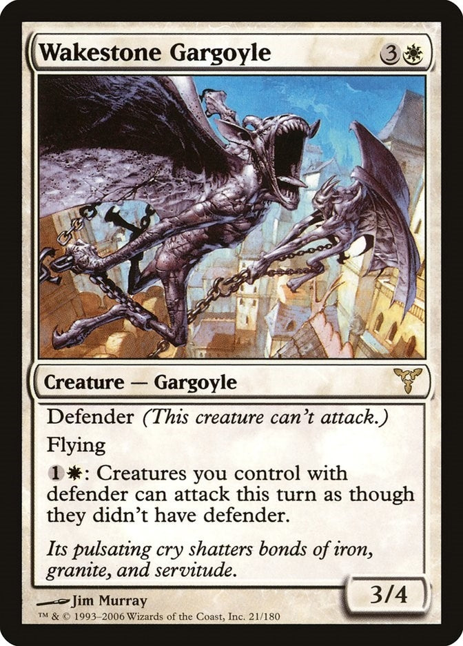 Image for Wakestone Gargoyle (21) [Dissension] - Magic: The Gathering