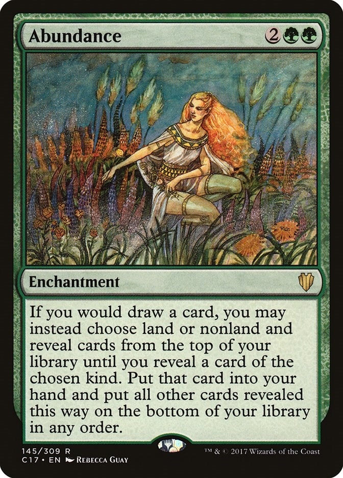 Image for Abundance (145) [Commander 2017] - Magic: The Gathering