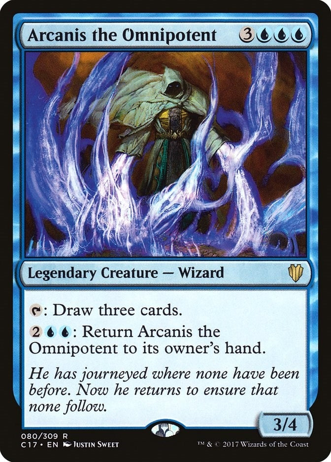 Image for Arcanis the Omnipotent (80) [Commander 2017] - Magic: The Gathering