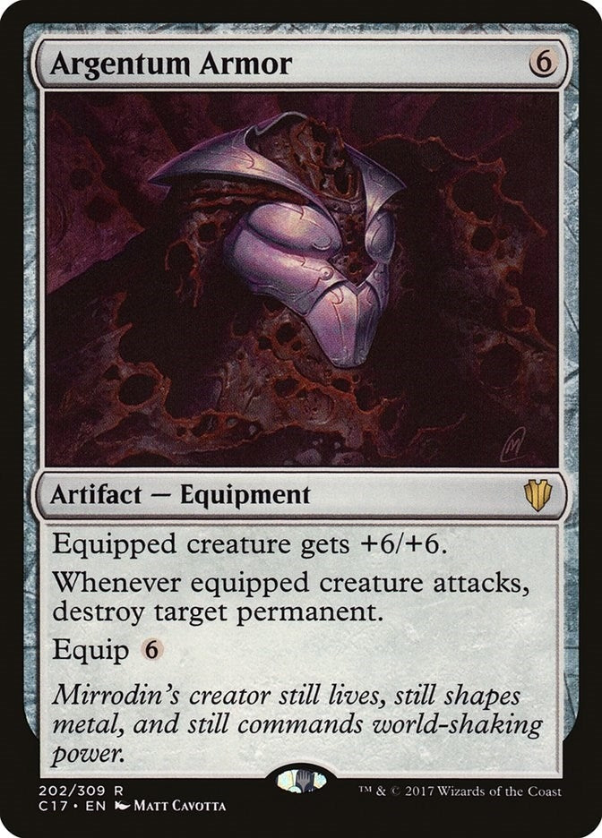 Image for Argentum Armor (202) [Commander 2017] - Magic: The Gathering