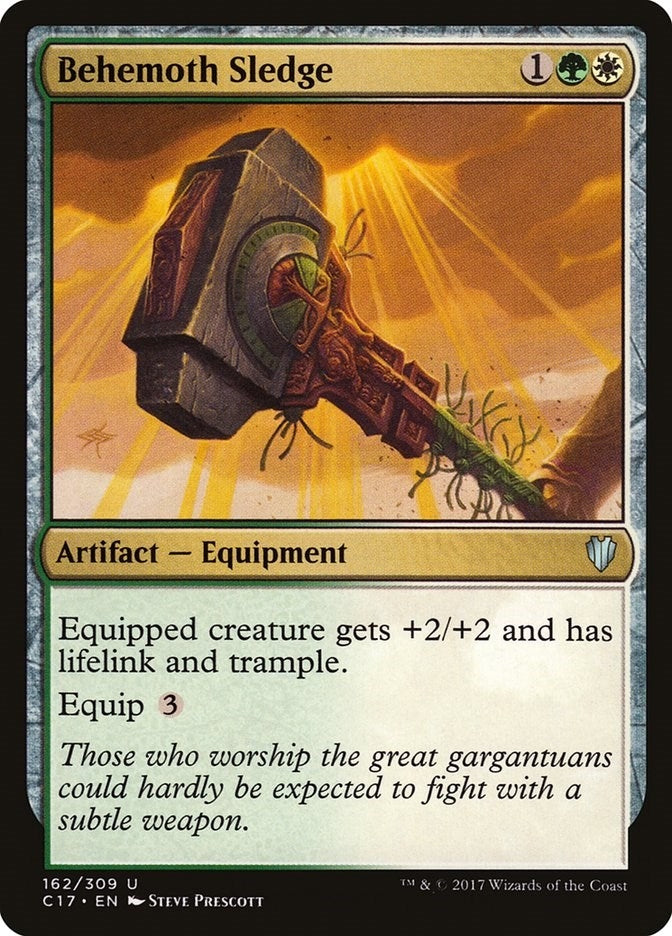 Image for Behemoth Sledge (162) [Commander 2017] - Magic: The Gathering