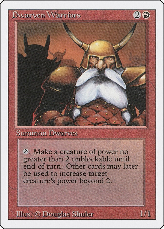 Image for Dwarven Warriors [Revised Edition] - Magic: The Gathering