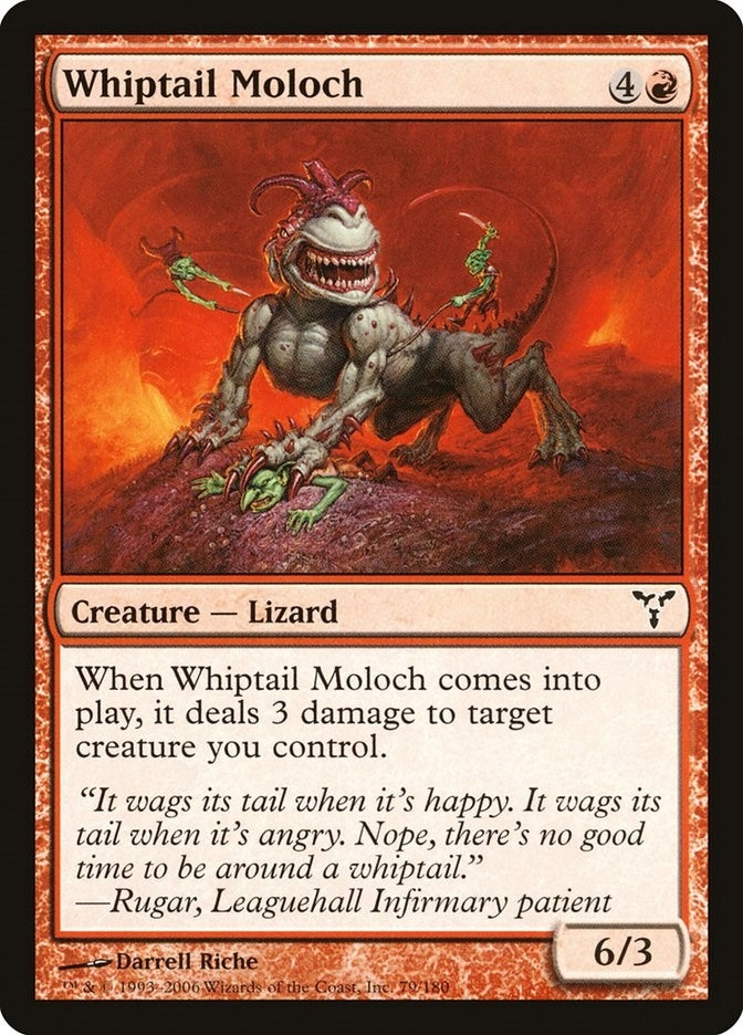 Image for Whiptail Moloch (79) [Dissension] - Magic: The Gathering