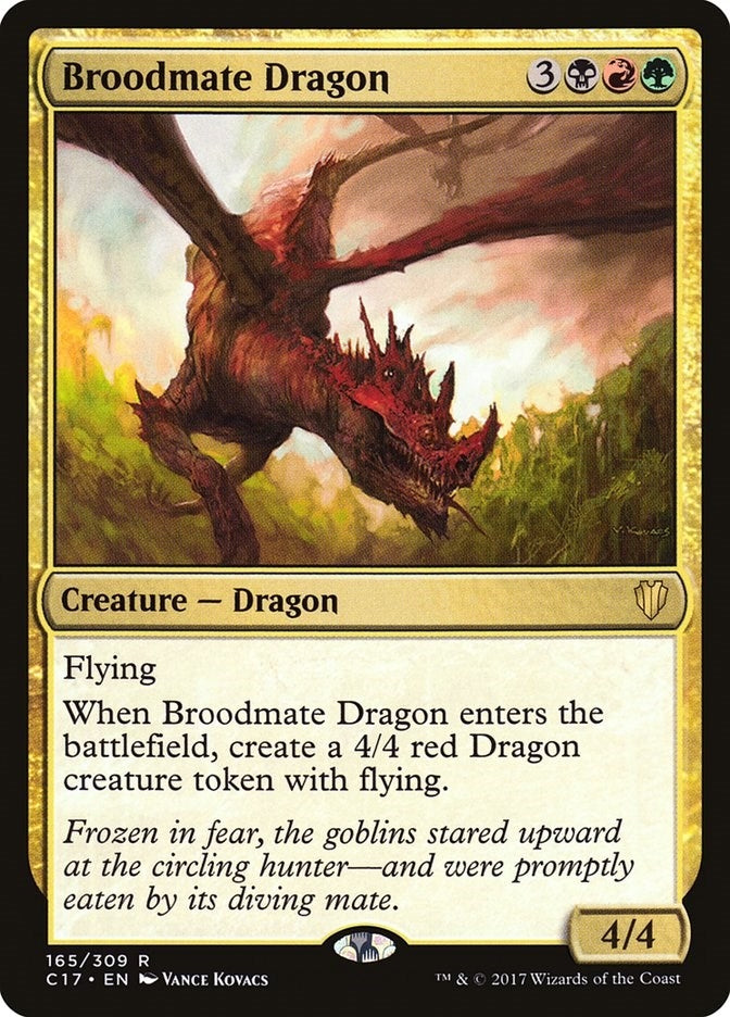 Image for Broodmate Dragon (165) [Commander 2017] - Magic: The Gathering