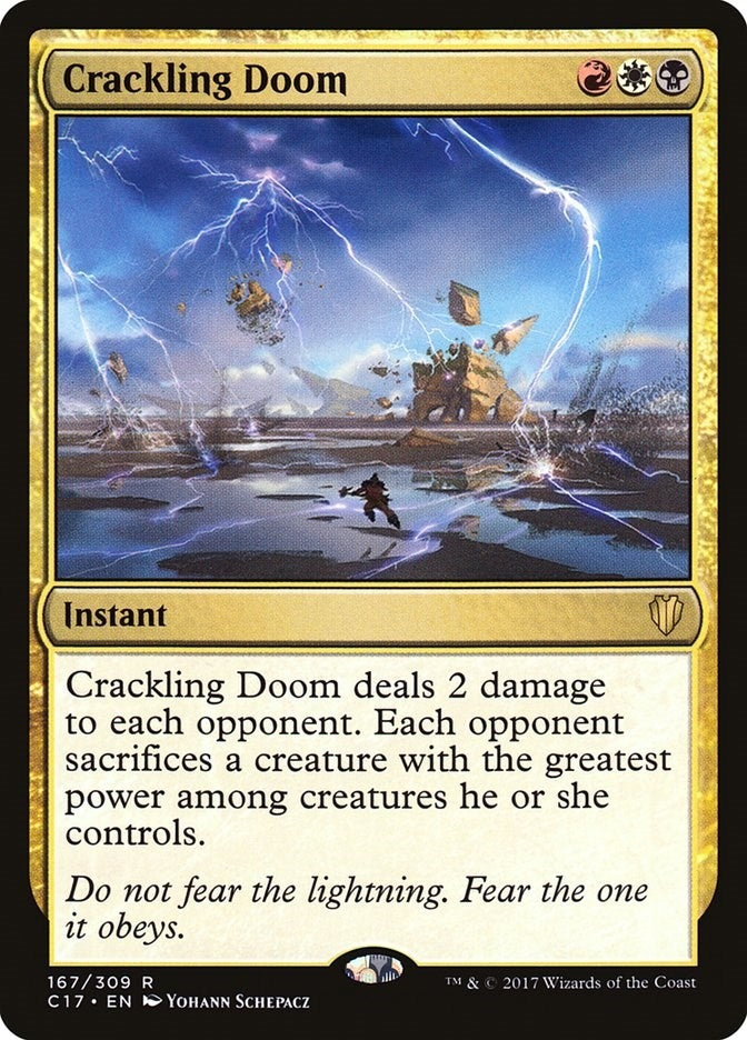 Image for Crackling Doom (167) [Commander 2017] - Magic: The Gathering
