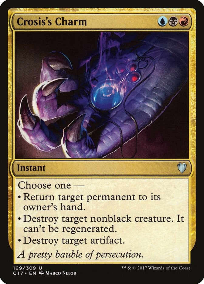 Image for Crosis's Charm (169) [Commander 2017] - Magic: The Gathering