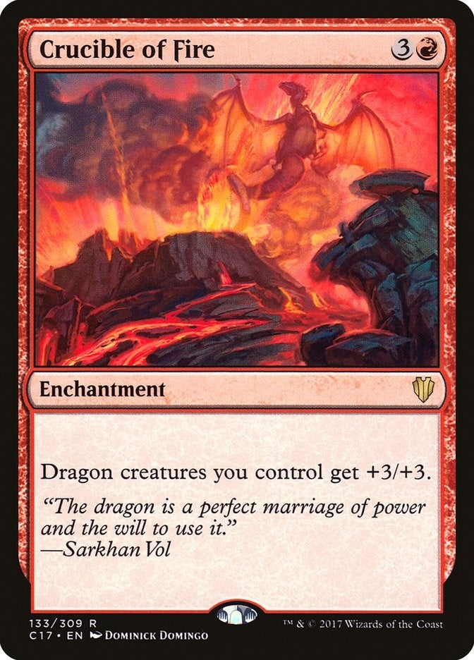 Image for Crucible of Fire (133) [Commander 2017] - Magic: The Gathering