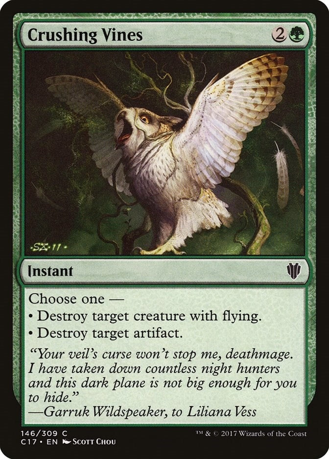 Image for Crushing Vines (146) [Commander 2017] - Magic: The Gathering