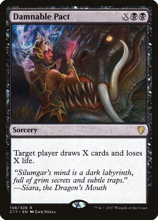 Image for Damnable Pact (108) [Commander 2017] - Magic: The Gathering