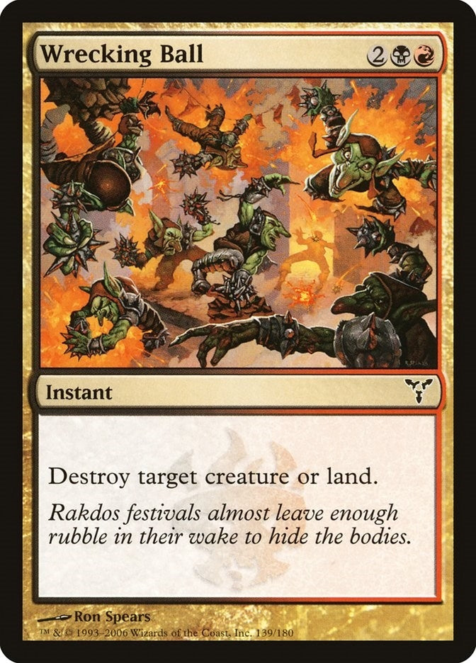 Image for Wrecking Ball (139) [Dissension] - Magic: The Gathering
