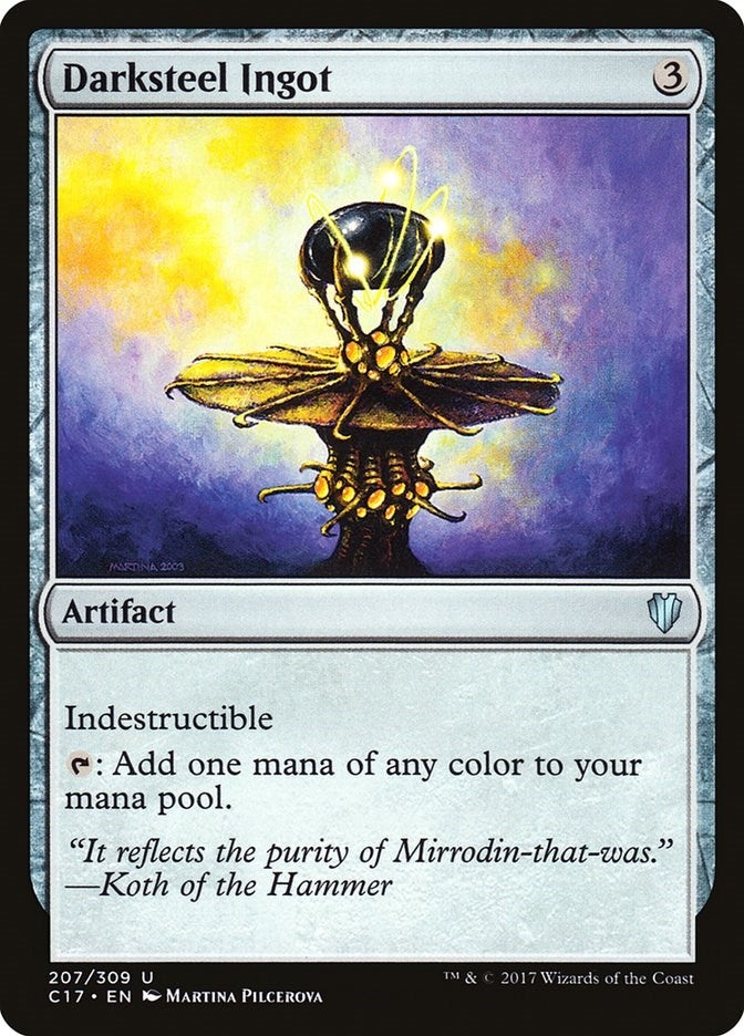 Image for Darksteel Ingot (207) [Commander 2017] - Magic: The Gathering