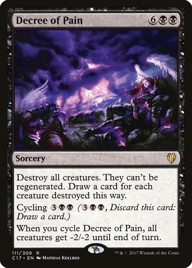 Image for Decree of Pain (111) [Commander 2017] - Magic: The Gathering