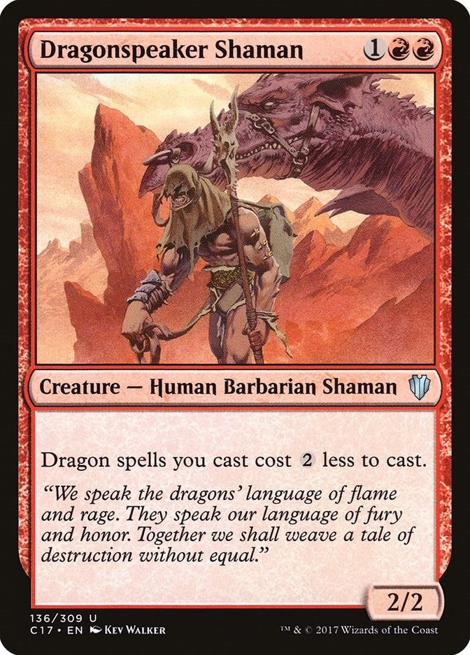 Image for Dragonspeaker Shaman (136) [Commander 2017] - Magic: The Gathering
