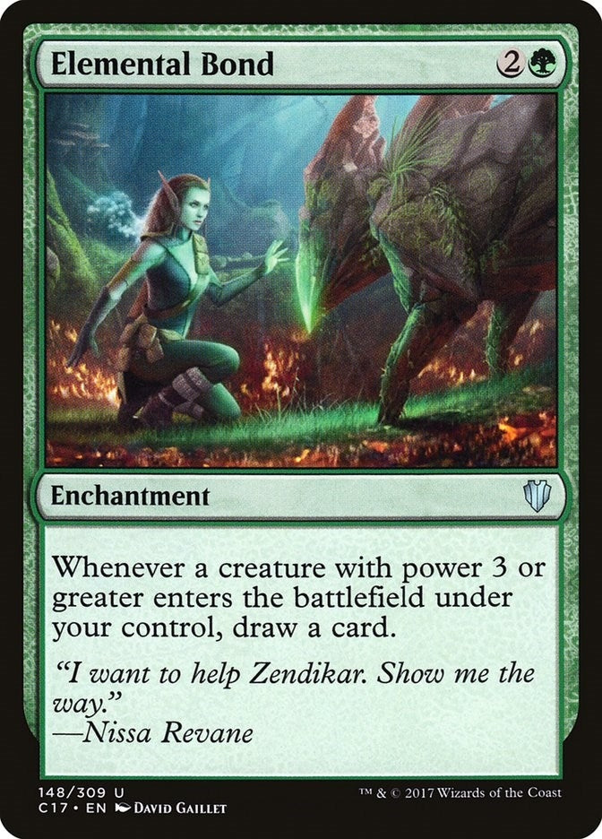 Image for Elemental Bond (148) [Commander 2017] - Magic: The Gathering