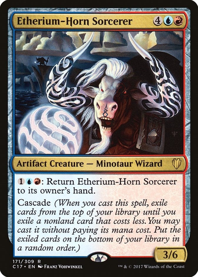 Image for Etherium-Horn Sorcerer (171) [Commander 2017] - Magic: The Gathering
