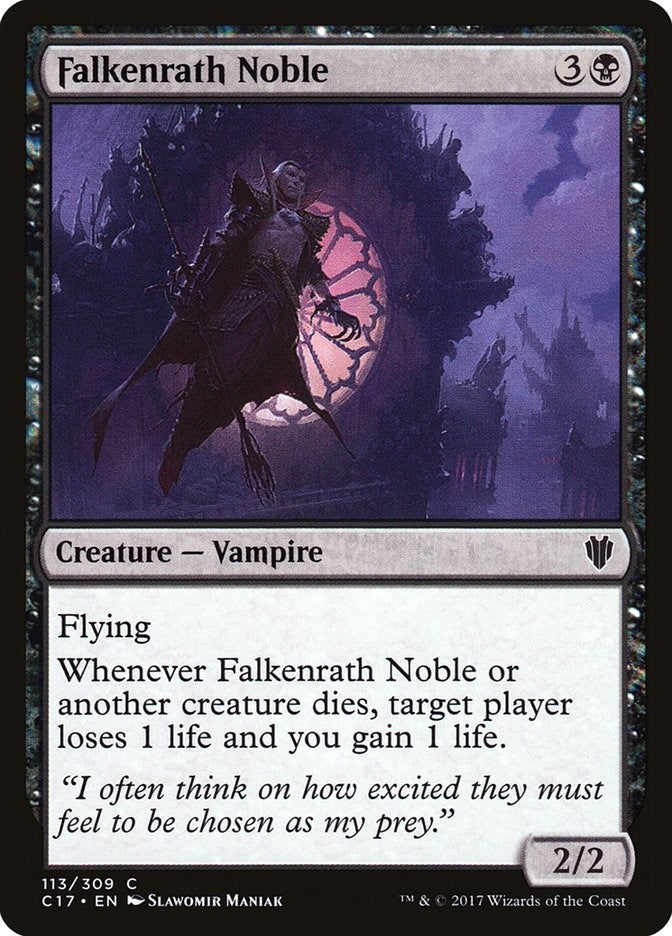 Image for Falkenrath Noble (113) [Commander 2017] - Magic: The Gathering