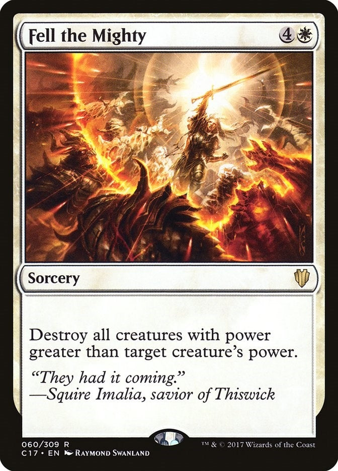 Image for Fell the Mighty (60) [Commander 2017] - Magic: The Gathering