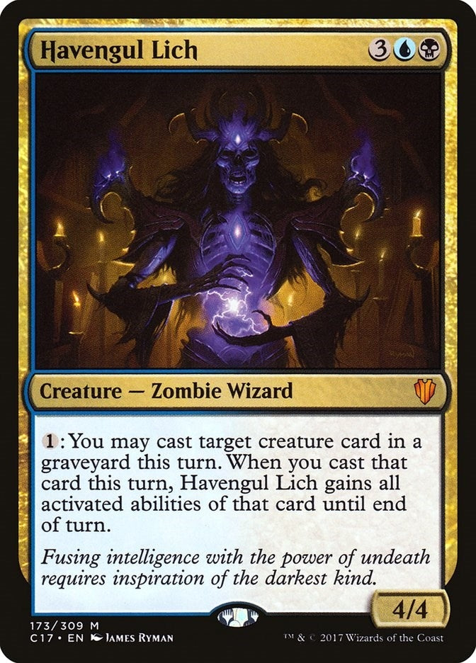 Image for Havengul Lich (173) [Commander 2017] - Magic: The Gathering