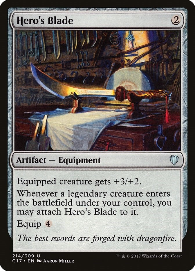Image for Hero's Blade (214) [Commander 2017] - Magic: The Gathering