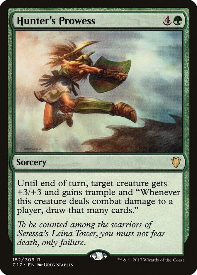 Image for Hunter's Prowess (152) [Commander 2017] - Magic: The Gathering