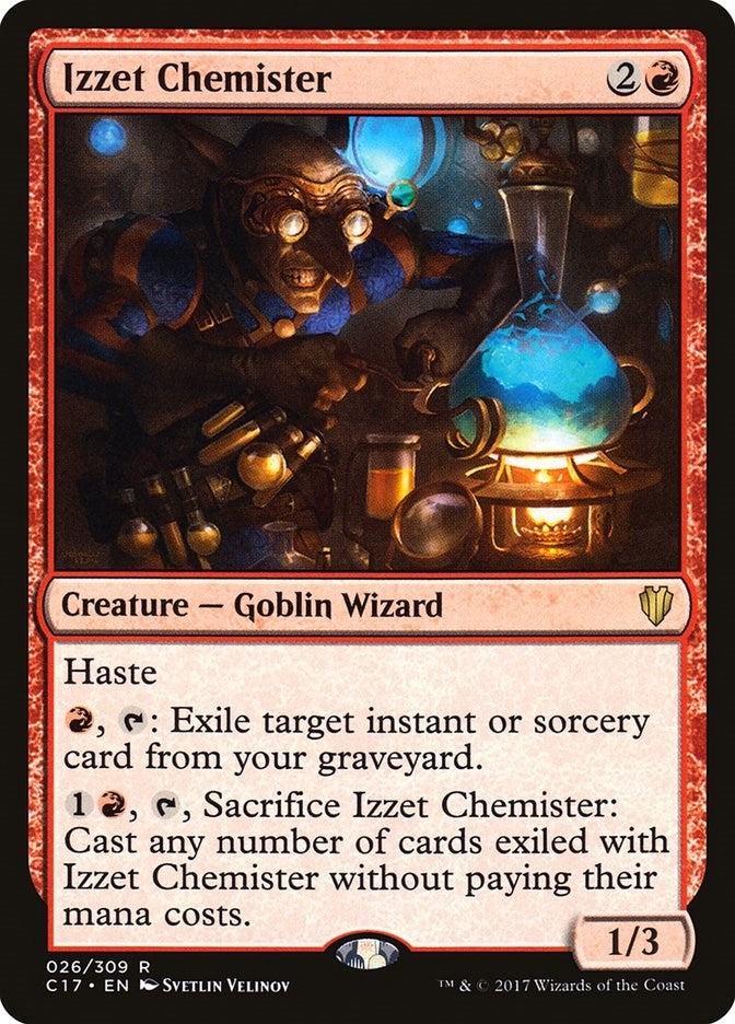 Image for Izzet Chemister (26) [Commander 2017] - Magic: The Gathering