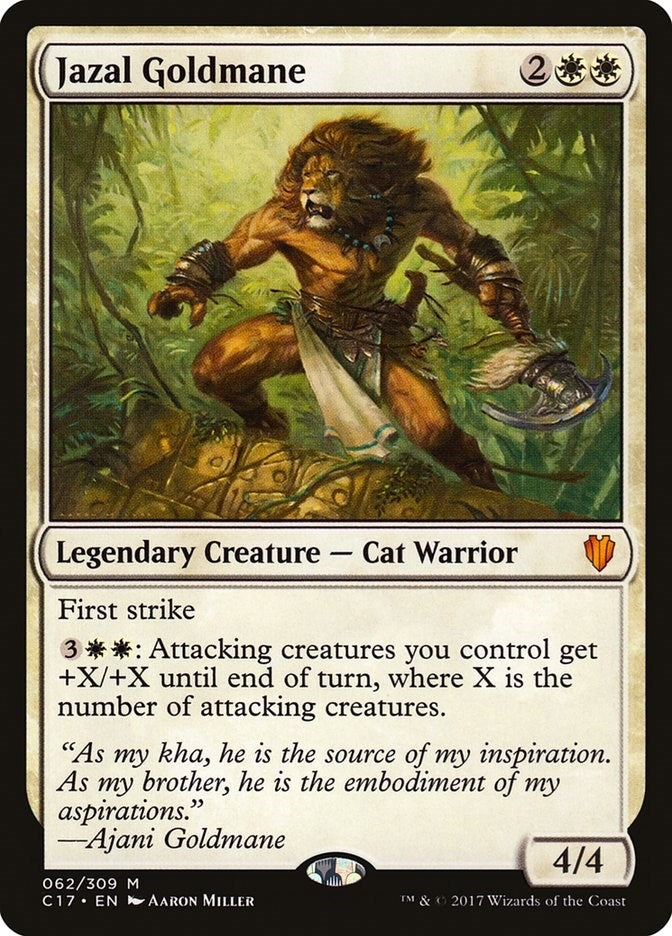 Image for Jazal Goldmane (62) [Commander 2017] - Magic: The Gathering