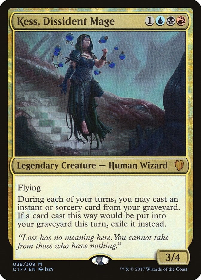 Image for Kess, Dissident Mage (39) [Commander 2017] - Magic: The Gathering