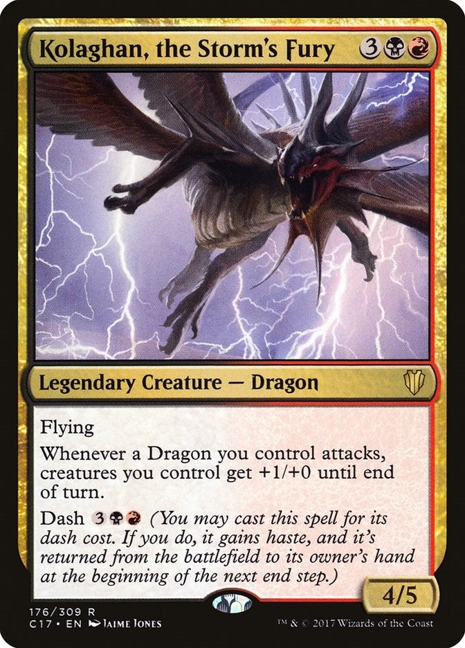 Image for Kolaghan, the Storm's Fury (176) [Commander 2017] - Magic: The Gathering