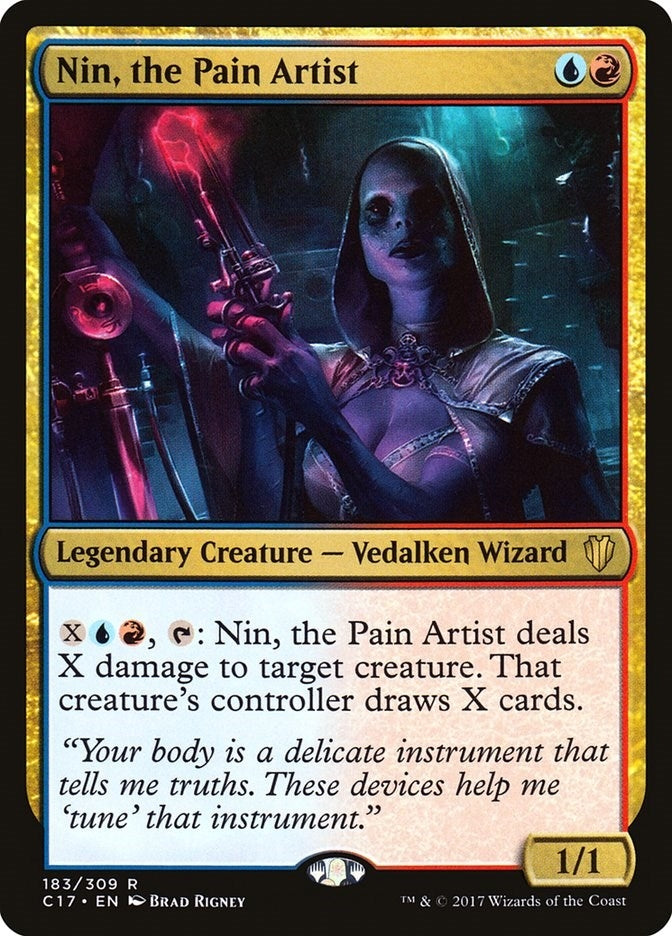 Image for Nin, the Pain Artist (183) [Commander 2017] - Magic: The Gathering