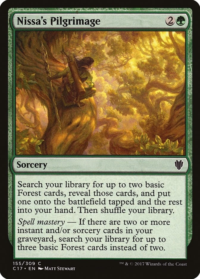 Image for Nissa's Pilgrimage (155) [Commander 2017] - Magic: The Gathering