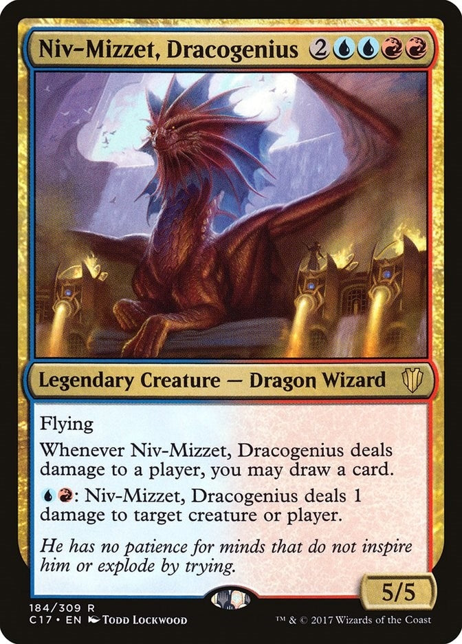 Image for Niv-Mizzet, Dracogenius (184) [Commander 2017] - Magic: The Gathering