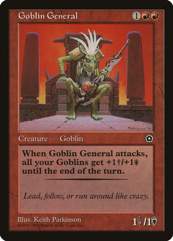 Image for Goblin General [Portal Second Age] - Magic: The Gathering