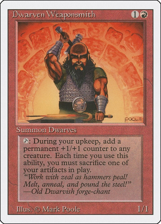 Image for Dwarven Weaponsmith [Revised Edition] - Magic: The Gathering