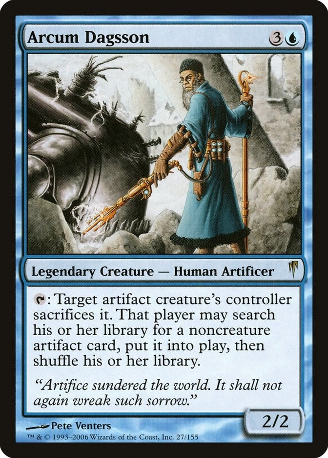 Image for Arcum Dagsson (27) [Coldsnap] - Magic: The Gathering
