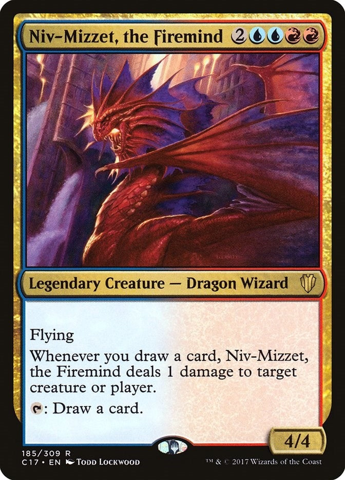 Image for Niv-Mizzet, the Firemind (185) [Commander 2017] - Magic: The Gathering